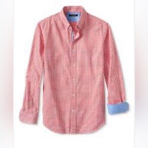 Slim-Fit Gingham Oxford Shirt | Banana Republic size M